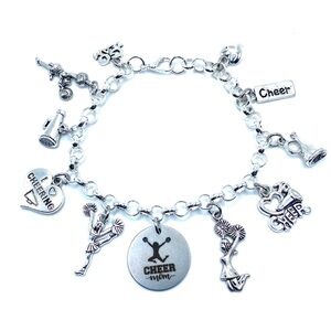 Cheer Mom Charm Bracelet Cheerleading